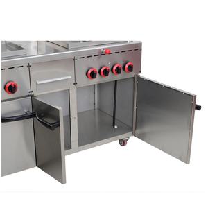 <span class=keywords><strong>Macchina</strong></span> commerciale di Shawarma del forno indipendente del <span class=keywords><strong>Kebab</strong></span> del Gas elettrico con il gabinetto - Product Image 6