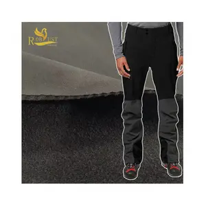 LBS2305215 Woven Brushed Polyester Softshell Mountaineering 4 way stretch spandex outdoor fabric uv waterproof