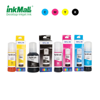 Tinta Dye Berbasis Air Ep Son Printer ET 127ml, Produk Pabrik Terlaris 001 002 003 009 504 544 untuk Desktop