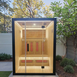 HG Outdoor <b>Red</b> <b>Light</b> Back <b>Therapy</b> Full-spectrum Infrared Wooden Mobile Home Beauty with Remote Controller - Product Image 3
