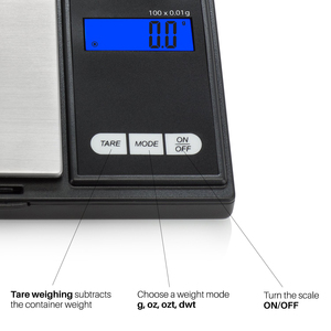 Balance de poche numérique pour bijoux, 100g, 500g, 0,1g, 0,01g, balance de laboratoire, petite balance de poche numérique - Product Image 3