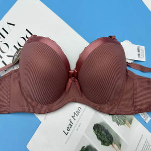 1.35 dollari modello YWB074 seno 38-44 vendita calda spessa doppia schiuma imbottita Push up regolabile Plus Size reggiseni per grandi tette - Product Image 3