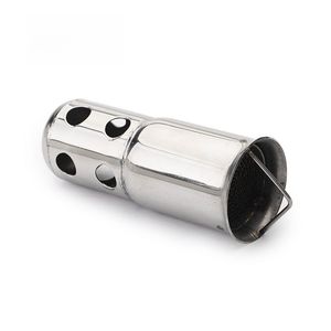 Tubo de escape para motocicleta con silenciador de panal, tapón silenciador, núcleo de contrapresión, hexagonal de 51 mm, sonido silencioso ajustable - Product Image 4