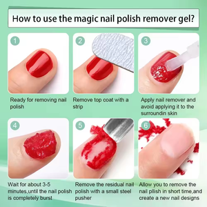 Vente en gros de produits de soins des ongles inoffensifs rapidement et facilement polir le vernis à ongles <span class=keywords><strong>Gel</strong></span> UV colle dissolvant pour ongles 15ml - Product Image 6