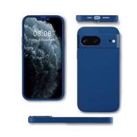 Coque en silicone liquide pour Google Pixel 5A 4A 3A 5 4 3 Xl Simple Business Pure Color Phone Camera Lens Protection Sjk410 Laudtec