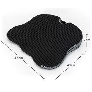 Cojín de Asiento de Coche de Espuma Viscoelástica Suave y Densa con Diseño en Forma de U para Conductor, Desmontable, Lavable, 100% Poliéster, Soporte para Piernas - Product Image 1