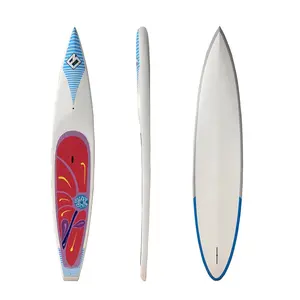 Hot!!!! High quality fiberglass SUP stand up paddle board/stand up paddle race board