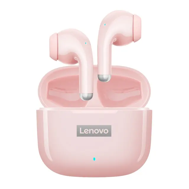 Lenovo LP40 Tws Livepods Airdots 2 Headset Stereo tahan lama Earphone nirkabel LP40 PRO headphone Earbuds