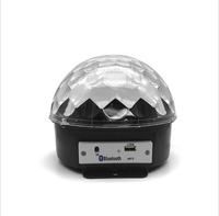 JK106 Farbwechselnde Bluetooth-Soundaktivierte LED-Kristall-Magische Discokugel-Leuchte