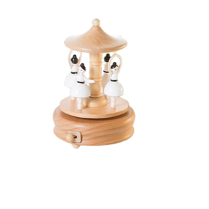 Boîte à <span class=keywords><strong>musique</strong></span> en bois créative, carrousel, décoration d'intérieur, fille dansant <span class=keywords><strong>le</strong></span> ballet, cadeau d'anniversaire, château musical <span class=keywords><strong>dans</strong></span> <span class=keywords><strong>le</strong></span> <span class=keywords><strong>ciel</strong></span> - Product Image 1