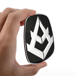 제조업체 맞춤형 개인 로고 알루미늄 명판 양각 3D 금속 엠블럼 명찰 (브랜드용) - Product Image 4