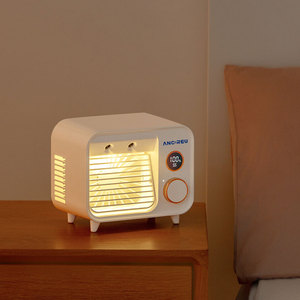 Portable Rechargeable Mini Table Ventilateur LCD Affichage Trois Options De Vent pour Voiture RV Hôtel Utilisation Extérieure Stand Eau Climatiseur - Product Image 2