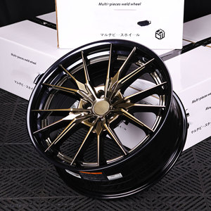 Jantes forgées YIMI durables en 2 pièces, 18 19 20 21 22 pouces, 5x114.3 PCD, gris <span class=keywords><strong>mat</strong></span> pour Volkswagen <span class=keywords><strong>Golf</strong></span> <span class=keywords><strong>R</strong></span> - Product Image 5
