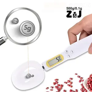 Balance numérique multifonctionnelle 500g/0.1g Balance de cuisine Cuillère à mesurer pour peser les poudres solides alimentaires