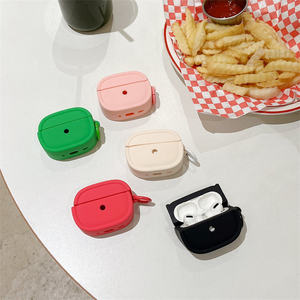 Étui pour <span class=keywords><strong>écouteurs</strong></span> <span class=keywords><strong>Apple</strong></span> Air Pods Pro 2 Candy Soft Silicone Cover Wireless Headphone Protective For Air Pods 1 2 <span class=keywords><strong>3</strong></span> - Product Image 2