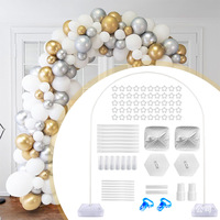 Vente chaude anniversaire cercle ballon support colonne fête ballon en plastique arc Kit pour la fête de mariage arc Supplie décoration