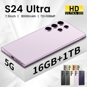 S24 Ultra Meilleur prix en stock Entrepôt américain Téléphone <span class=keywords><strong>mobile</strong></span> 4G Double SIM Batterie grande capacité Expédition rapide Produits en stock - Product Image 3