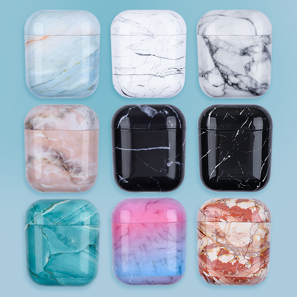 Leadingplus Dur De Protection En Marbre Design pour Air Pod Apple Airpods Pro Housse