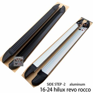 Marchepieds en alliage d'aluminium pour Hilux Revo <span class=keywords><strong>Rocco</strong></span> 2016-2024, ensemble complet, marchepieds latéraux, kit carrosserie de luxe - Product Image 6