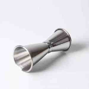 Gerollter Rand Doppel-Cocktail-Jigger Edelstahl Bar-Messbecher 1 & 2 oz für Bar und Küche - Product Image 5