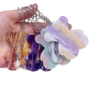 Llavero de Oso de Dibujos Animados, Colgante Acrílico de Alta Calidad para Bolsa, Llavero Bonito con Formas y Colores Personalizados - Product Image 1