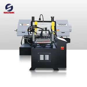 GHSZ4235 CNC bandsaw pemotong sudut kolom ganda