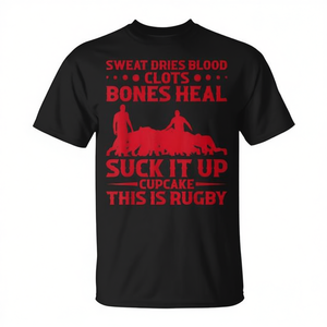 Camiseta Rugby Suck It Up Cupcake para hombre y mujer, equipo de rugby Ruck - Product Image 2