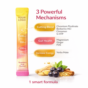 Suplemen Bubuk Campuran Alami untuk Mendukung Energi dan Kesehatan Usus Rasa Stroberi <span class=keywords><strong>Acai</strong></span> Pabrik GMP - Product Image 3