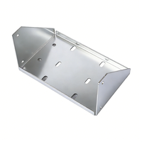 Support de montage en tôle rainurée sur mesure OEM, acier thermolaqué, découpe laser, fabrication par pliage CNC