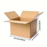 Carton de transport de taille moyenne avec design de logo personnalisé Boîtes en carton pour emballage de cargaison expédition mobile