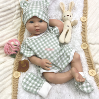 Boneka Bayi Reborn Silikon Real Touch Tahan Air Mudah Dibersihkan Dot Interaktif Hadiah Ulang Tahun Liburan