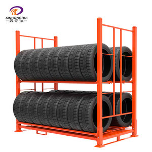 Trung Quốc Heavy-Duty thép di động chống gỉ sơn tĩnh điện 5-Layer có thể gập lại bền lốp xe giá nhà sản xuất bán hàng trực tiếp - Product Image 1