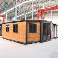 Maison modulaire préfabriquée extensible de 20 pieds, 2 3 4 chambres à coucher, maison mobile confortable pour la famille
