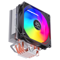 SNOWMAN 120mm rvb PC ventilateurs CPU refroidisseur LED boîtier d'ordinateur carte mère Logo personnalisé 12V tension détaillant en gros CPU dissipateur thermique