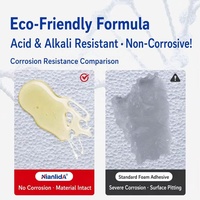 Colle de contact en mousse SBS Nianlida 100/1000ml, adhésif synthétique en caoutchouc, flexible, imperméable, forte adhérence, pour réparation
