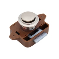 Prix usine sans clé en alliage de zinc et ABS placard rv presse bouton poussoir loquet pour rv meubles armoire tiroir serrures