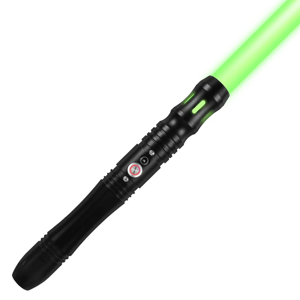 Dueling LED lightsaber đầy đủ kim loại chuôi nhạy cảm mịn Swing proffie soundboard ánh sáng lên đồ chơi laser thanh kiếm