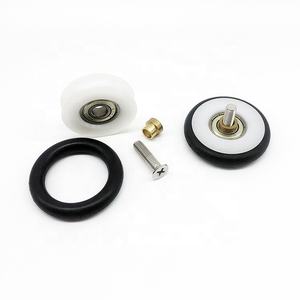 608Z rulman tekerlekler kauçuk halka sürgülü çekmece kılavuzu plastik silindirler naylon kasnak - Product Image 5