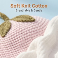 Chapeau pour bébé et enfant en coton tricoté à la main, épais, chaud, écologique, sportif, absorbant la transpiration, respirant, pour toutes les saisons, en plein air