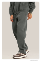 Pantalones Deportivos de Invierno de Alta Calidad, Multicolores, de Pierna Recta, con Logotipo Personalizado, Forro Polar, para Hombre