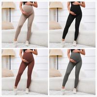 RUIQUWIN Leggings de yoga et d'entraînement personnalisés pour femmes pour soutenir l'abdomen et les collants de yoga taille haute pour la grossesse