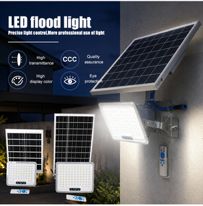 Lámparas Solares Profesionales de 6V/25W IP65 con Control Remoto y Temporizador, Carga Rápida, de Fosfato de Hierro y Litio para Exteriores - Product Image 5