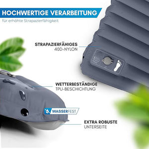 Tapis de couchage gonflable ultra-léger épais avec oreiller tapis de Camping tapis de couchage auto-gonflant - Product Image 3