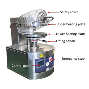 <span class=keywords><strong>Prix</strong></span> d'usine - Machine à étaler la pâte à pizza de 36 cm, presse à pâte à pizza, machine automatique de formage de base de pâte à pizza - Product Image 3