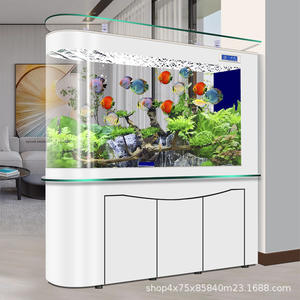 Aquarium moderne à filtre inférieur en forme de balle pour bureau à domicile, utilisation écologique, aquarium de 400 L avec ornement personnalisable - Product Image 2