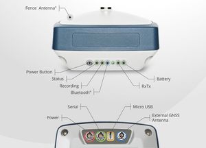 Japão Marca GNSS RTK Sistema GRX3 Rtk Gnss Base e Rover GNSS Receptor Rtk com SHC6400 Campo Controlador - Product Image 2