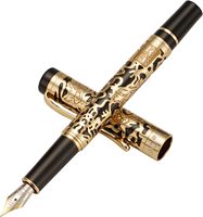 Jinhao 5000 Créatif Vintage Chinois Style Ancien Luxueux Souvenir Cadeau Calligraphie Stylo Beau Dragon Texture Sculpture