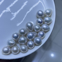 Grandes perles baroques en forme de goutte d'eau, perles d'eau douce naturelles Edison, perles nues 9-14mm, pour boucles d'oreilles et pendentifs DIY