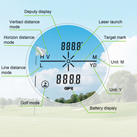 ARTBULL YN-650 télémètre de golf 650m monoculaire avec goupille de pente à verrouillage de drapeau télémètre laser pour la chasse en plein air
