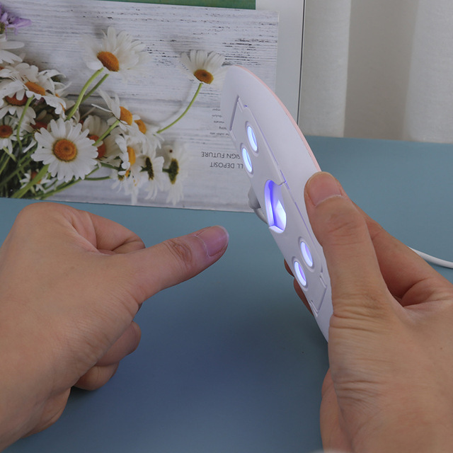 Hot Selling Portable Handheld Mini UV LED Nail Lamp USB Led Nail Dryer for Curing All Kinds of UV Nail Gels
